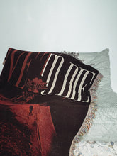 Load image into Gallery viewer, The World is Yours woven tapestry (black/red)
