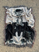 Load image into Gallery viewer, The World is Yours woven tapestry (black/white)
