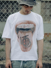 Load image into Gallery viewer, MIXED METALS REVERSIBLE GRILLZ TEE (White)
